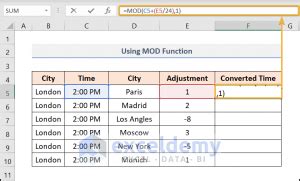 How To Convert Time Zones In Excel 3 Ways ExcelDemy