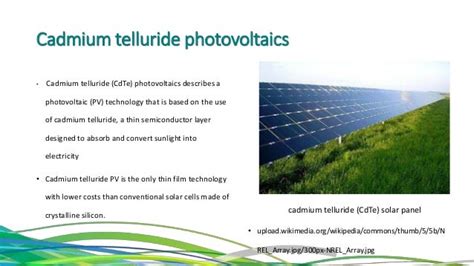 Cdte Cds Thin Film In Solar Cell