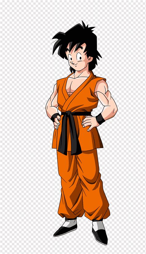 Goten Gohan Goku Majin Buu Chi Chi Adolescente Humano Troncos