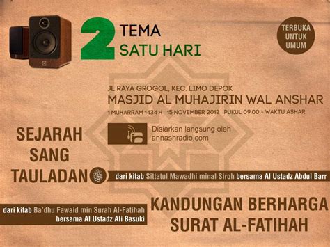 Maktabah At Tamimi Badhu Fawaid Min Surah Al Fatihah Faidah Berharga