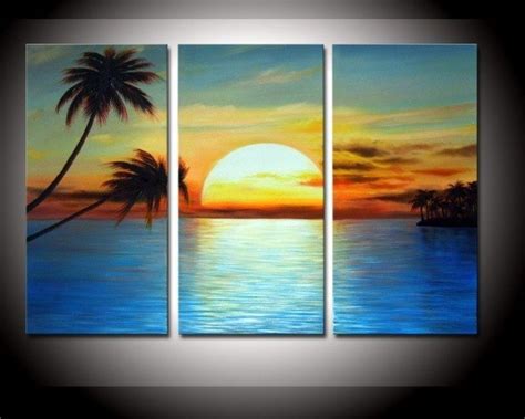 Sunrise Beach Painting at PaintingValley.com | Explore collection of ...