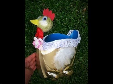 Diy Gallina Para Huevos Reciclaje Botellas Pl Stico Pet D A De Madres