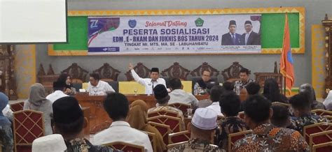 Sosialisasi Edme Rkam Juknis Bos Tahun 2024 Di Gelar Kemenag