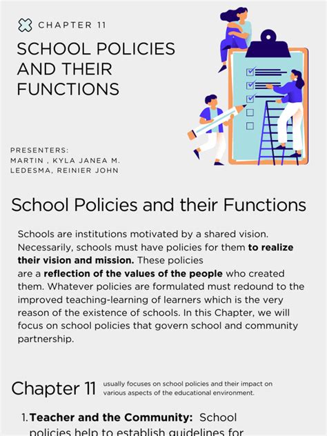 School Policies And Their Functions Pdf Policy Teachers