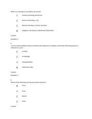 Bio Unit V Assessment Docx What Is An Example Of Secondary