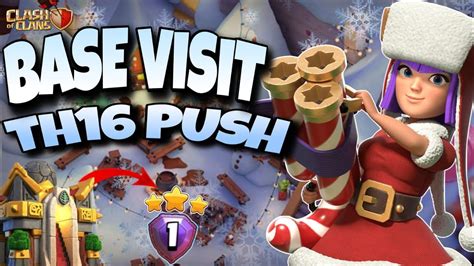 Coc Live Town Hall16 Legend Push Base Visit On Coc Live Clash