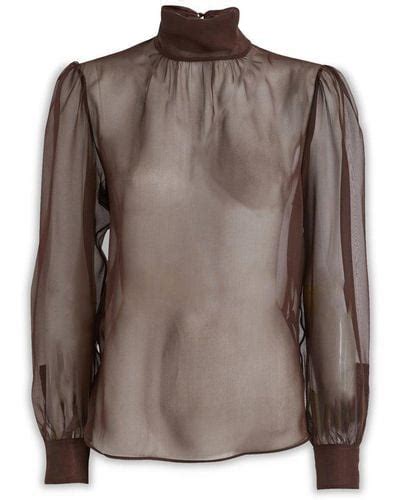 Saint Laurent Blouses For Women Online Sale Up To 83 Off Lyst Uk