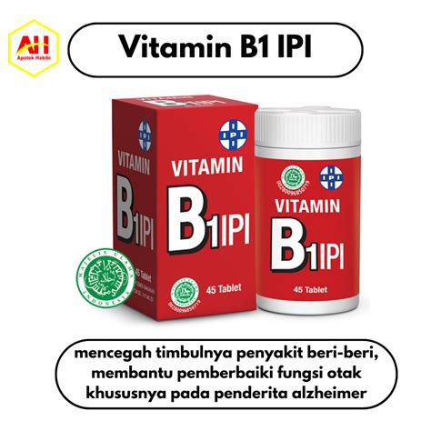 Jual VITAMIN IPI A C B12 B1 B COMPLEX KOMPLEK ISI 45 TABLET VITAMIN D3