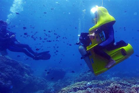 How to ride the underwater bike in Phuket