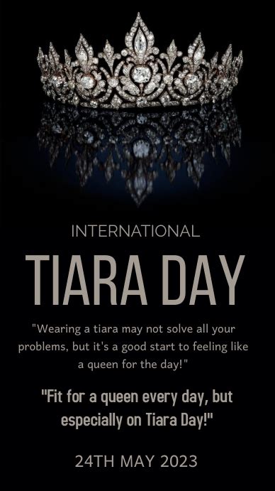 Tiara Day International Tiara Day Template Postermywall