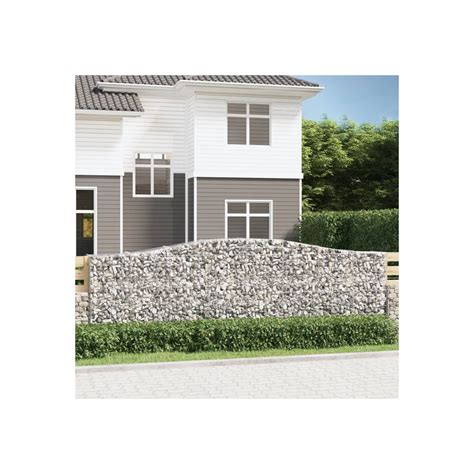 Paniers Gabions Arqu S Pcs X X Cm Fer Galvanis Vidaxl