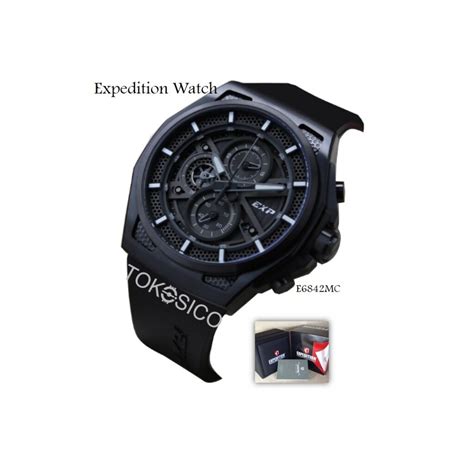 Jam Tangan Expedition Pria E Full Black Original Jam