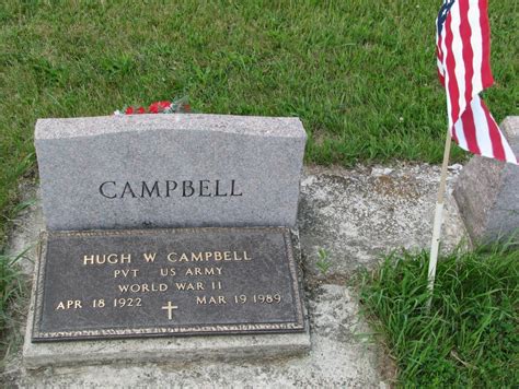 Hugh William Campbell 1922 1989 Find A Grave Memorial