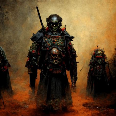 Undead Hobgoblin Warlord Roman Legionary And Samurai Midjourney