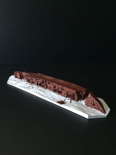 HMHS Britannic Wreck Model Underwater Model Britannic Wreck - Etsy