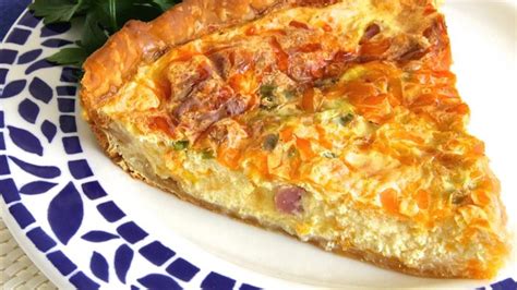 Creamy Ham And Cheese Quiche Recipe