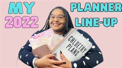 My 2022 Planner Line Up Chloetry Plans YouTube