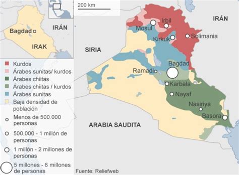 Seis Mapas Para Entender El Conflicto En Irak Bbc News Mundo