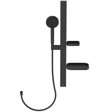 Ideal Standard Brausekombination 2-Funktions-Handbrause Schwarz Matt