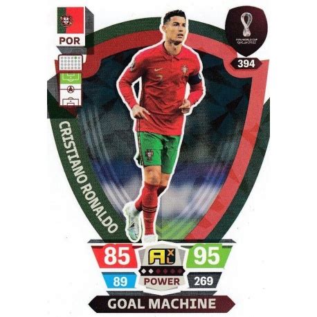 Comprar Cromo Cristiano Ronaldo Goal Machines Panini Adrenalyn XL Qatar