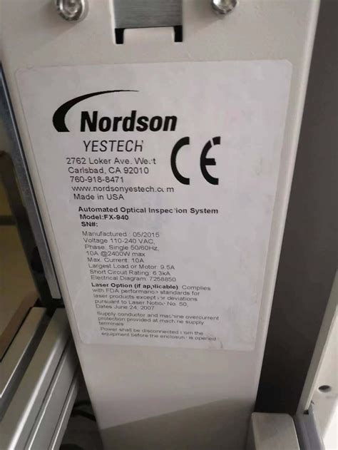 NORDSON YESTECH FX 940 Used For Sale Price 293655379 2015 Buy