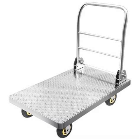 Ss Stainless Steel Platform Trolley Size Dimension Foot X Foot