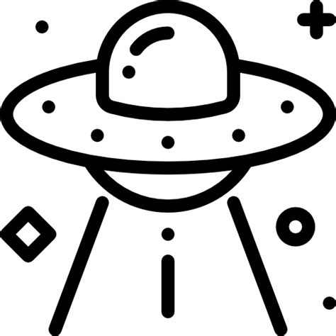 Ufo Detailed Rounded Lineal icon