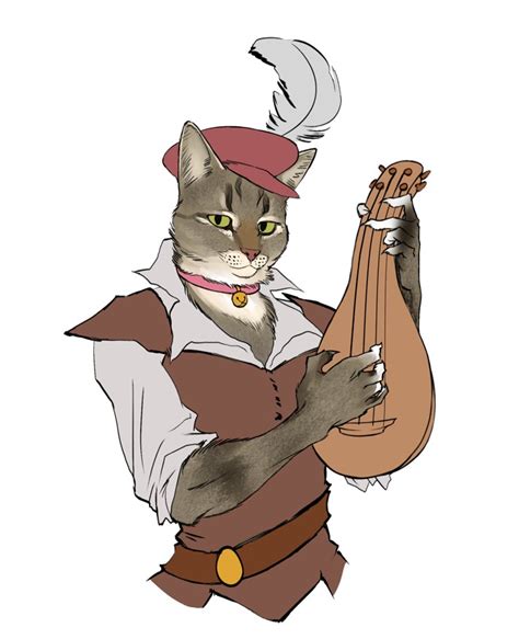 Tabaxi Bard By Winglessfalcon On Itaku