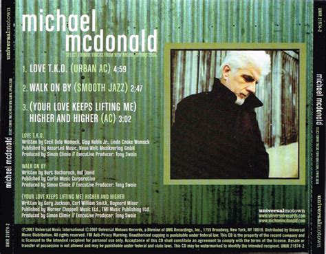 Michael Mcdonald Soul Speak Cd Discogs