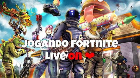 Live De Fortnite Joando Solo Dupla Talvez Esquadrão [ps4] Youtube