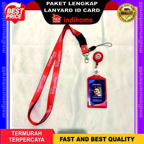 Jual Indihome Lanyard Tali Gantungan Id Card Dilengkapi Strapp