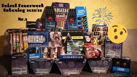 Erste Bestellung Beisel Feuerwerk Unboxing für Silvester 2021 22