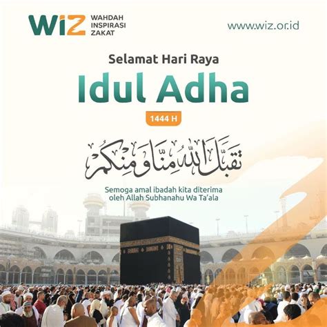 Selamat Hari Raya Idul Adha 1444 H Wahdah Inspirasi Zakat