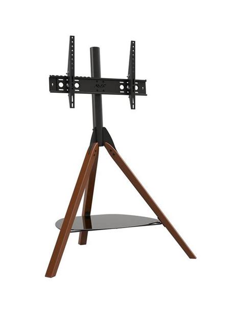 Avf Hoxton Tripod Tv Stand Up To 70 Dark Wood Uk