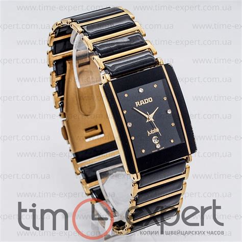 Наручные часы копии часы Rado Integral Jubile Gold Black Diamind Series