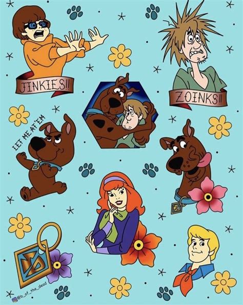 Pin By Alexis Lamontagne On Scobby Doo Cartoon Tattoos Scooby