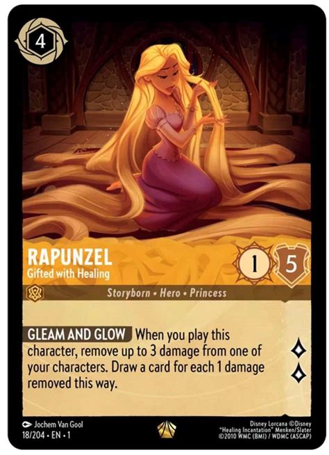 Rapunzel Gifted With Healing The First Chapter Disney Lorcana