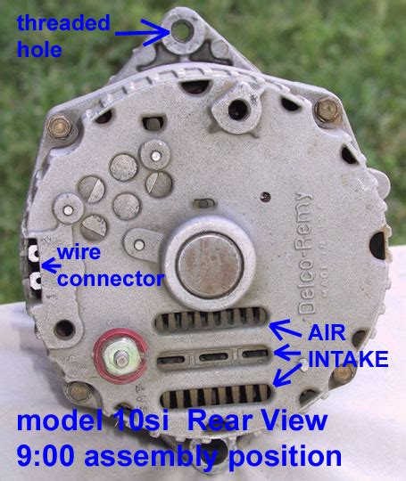 Delco Remy Alternator Connections