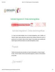 M Dulo G Actividad Integradora Ondas Electromagn Ticass Pdf