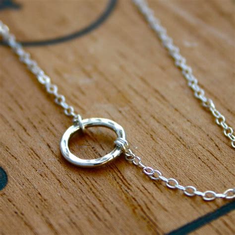 Items Similar To Eternity Necklace Endless Love Simple Sterling