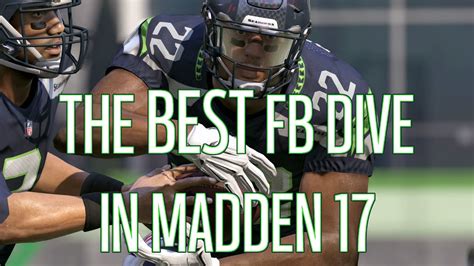 madden    fullback dive  madden  youtube