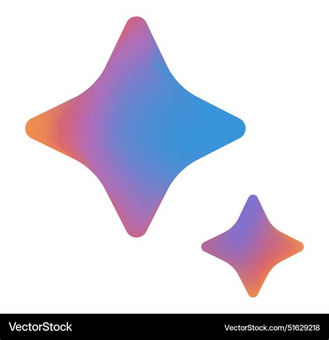 Icon of google bard artificial intelligence Vector Image