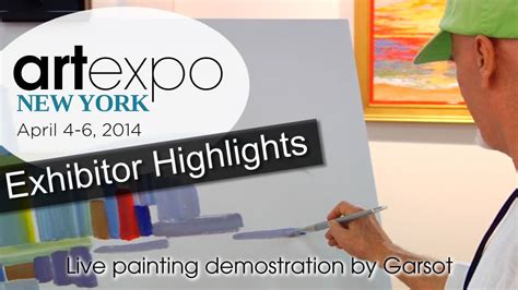 Artexpo New York Exhibitor Highlights Garsot Live Painting