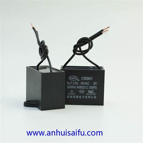 Cbb Operating Capacitor Vac Uf Cable Metallized For Ceiling Fan