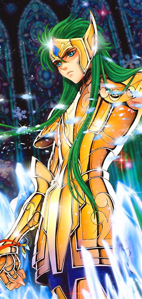 Mobile Wallpaper Anime Saint Seiya Aquarius Camus Pegasus Seiya