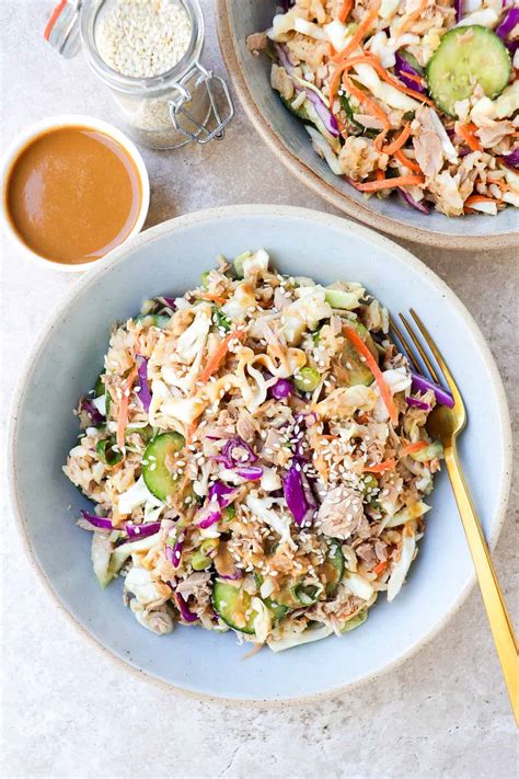 Tuna Cabbage Salad Goodness Avenue