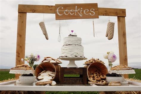 Milk Cookie S Themed Wedding Cake Cookie Table Bear Wedding June