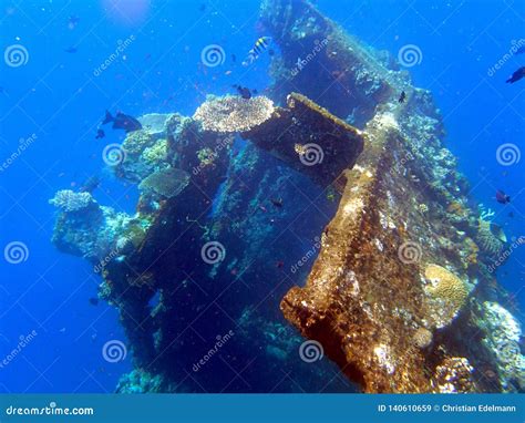 Shipwreck USS Liberty Bali Indonesia Asia Stock Image Image Of