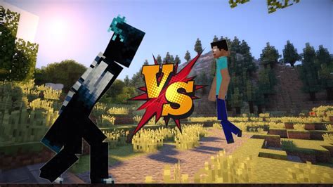 Warden Vs Herobrine Minecraft Youtube