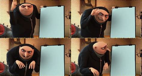 The gru meme Blank Template - Imgflip